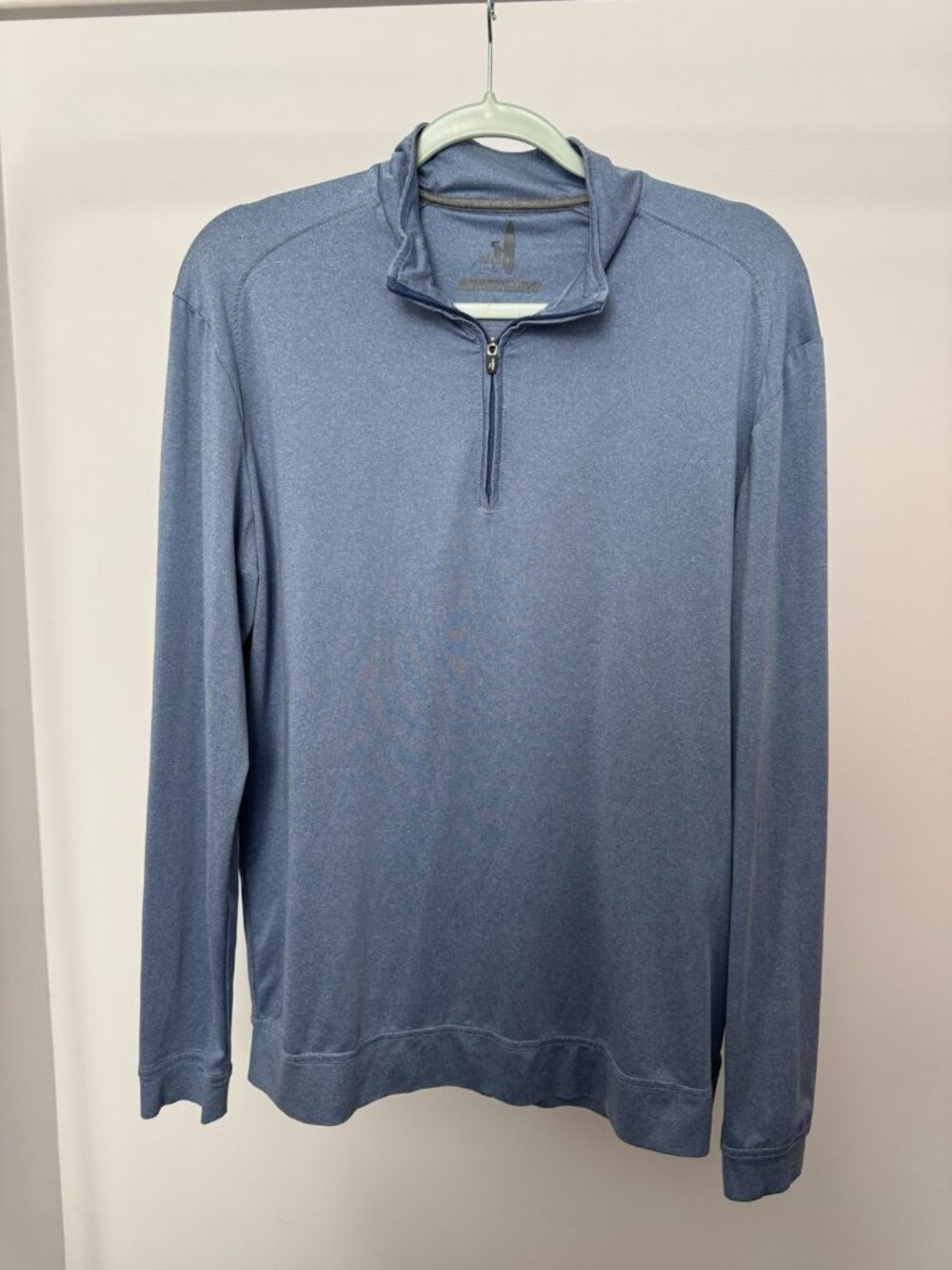 Johnnie-O Performance Quarter Zip Men's Medium Blue Pullover